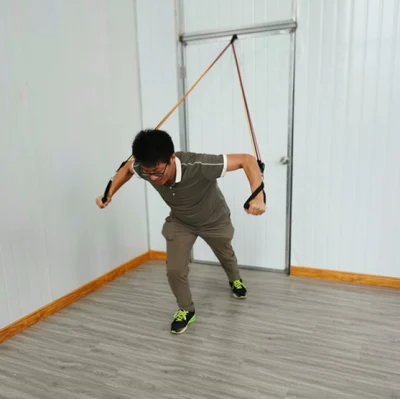  Anelli per esercizi di fitness tubo fasce resistenti per impieghi pesanti