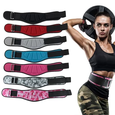  Vendita all&prime;ingrosso Sport Training Support Belt peso forte cinghia di sollevamento personalizzata Sollevamento pesi cinghia di addestramento in nylon