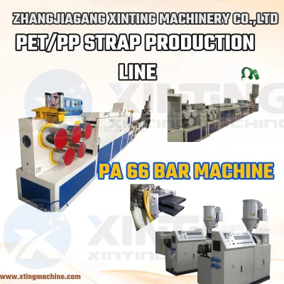  PA66/poliammide GF25 PET/PP Strap Thermal Break/Nylon Strip/Bar Extruder/isolamento Nastro/nastro per imballaggio/nastro per estrusione linea di produzione macchina