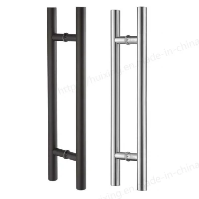  Acciaio inox forma H sportello rotondo vetro bulloneria maniglia a strappo