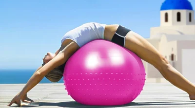  Fitness palla yoga Massaggio Anti-esplosione stabilità palla sportiva per il fitness Palestra, allenamenti