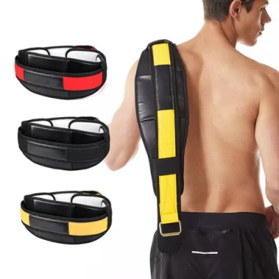  Esclusiva di supporto per cintura per palestra per carrozzerie in pelle PU sollevamento pesi Powerlifting