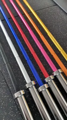  Cina alta qualità Logo personalizzato palestra interna esercizio usato Olimpico Barra a campana per sollevamento pesi