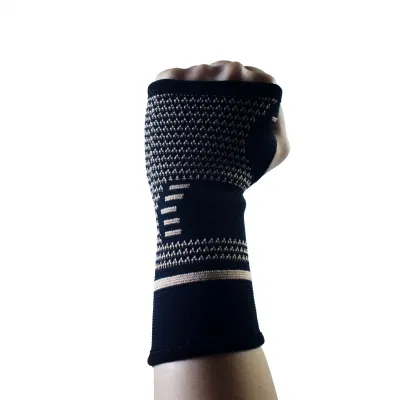  Tessitura in fibra di rame Sport protezione del polso e della mano per lo spring Prevenzione per mantenere la salute del polso
