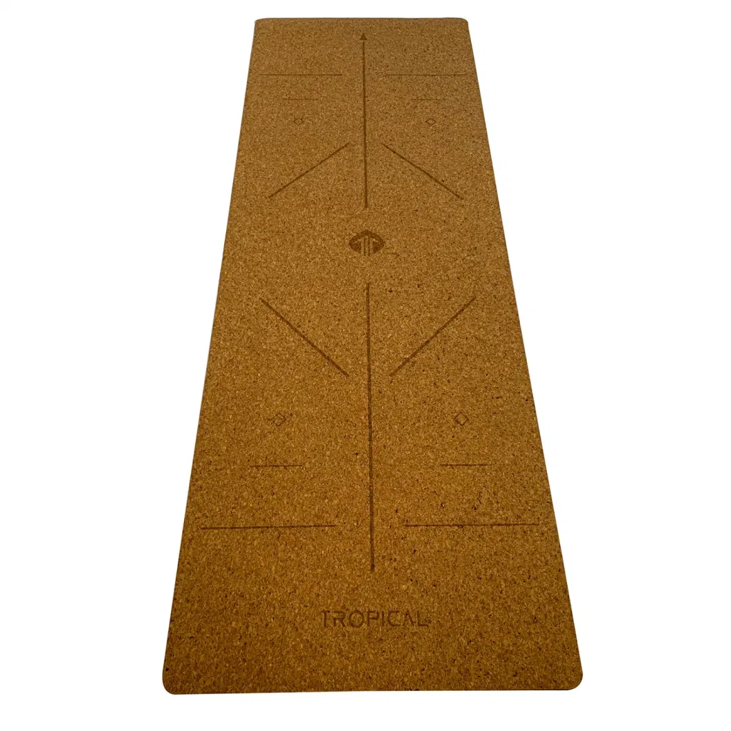 Anti-Skid Floor Home Exercise Cork Yoga Gym Mat Sports