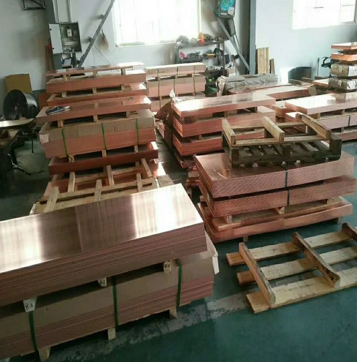 Copper Sheets for Sale Copper Coils Grade C11000 C12200 Thickness 0 15mm 8 0mm Tia Surface Plate Balance Pure Hong Package DIN