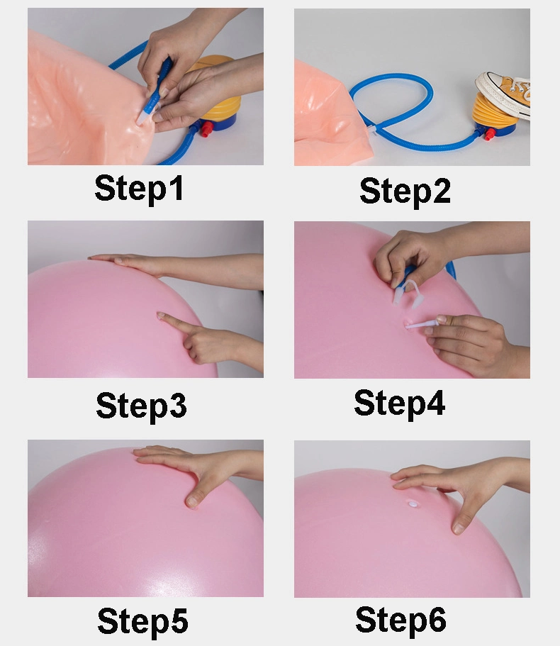 Extra Thick Anti-Burst Eco-Friendly 65cm Massage Exercise PVC Yoga Balance Ball