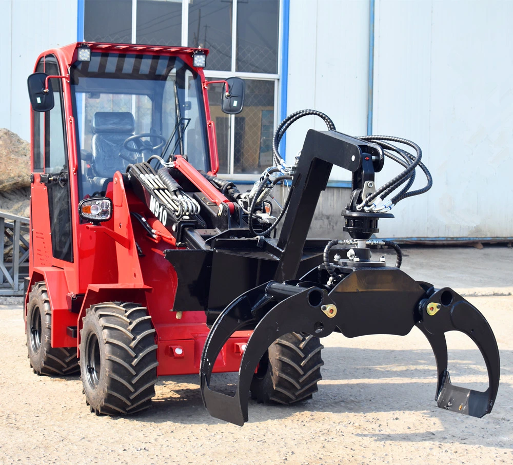 Cheap Prices 0.6ton 1ton 1.5ton 2ton Articulated Telescopic Boom Wheel Loader Hydrostatic Four-Wheel Drive Small Front End Skid Steer Loader Attachments