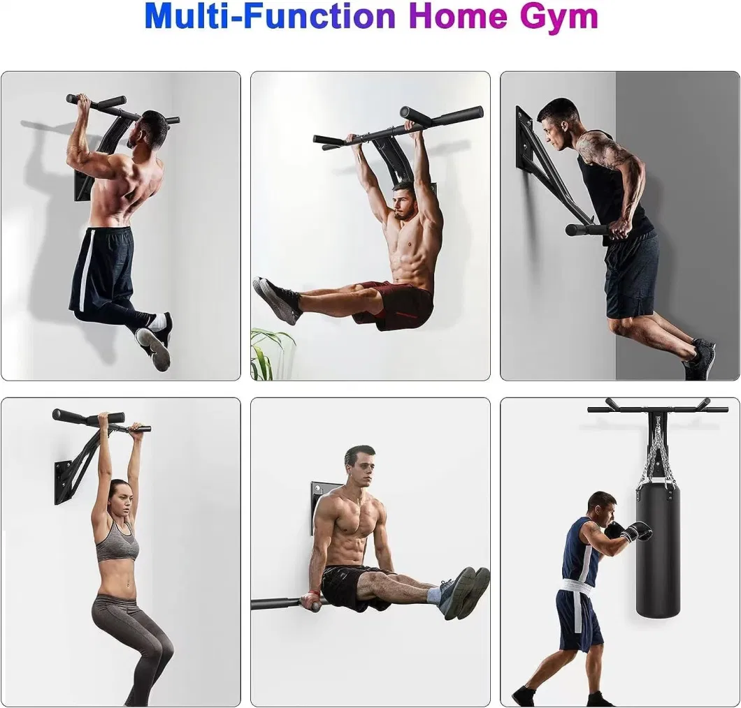 Multifunctional Wall Mounted Pull up Bar for Indoor Home Gym