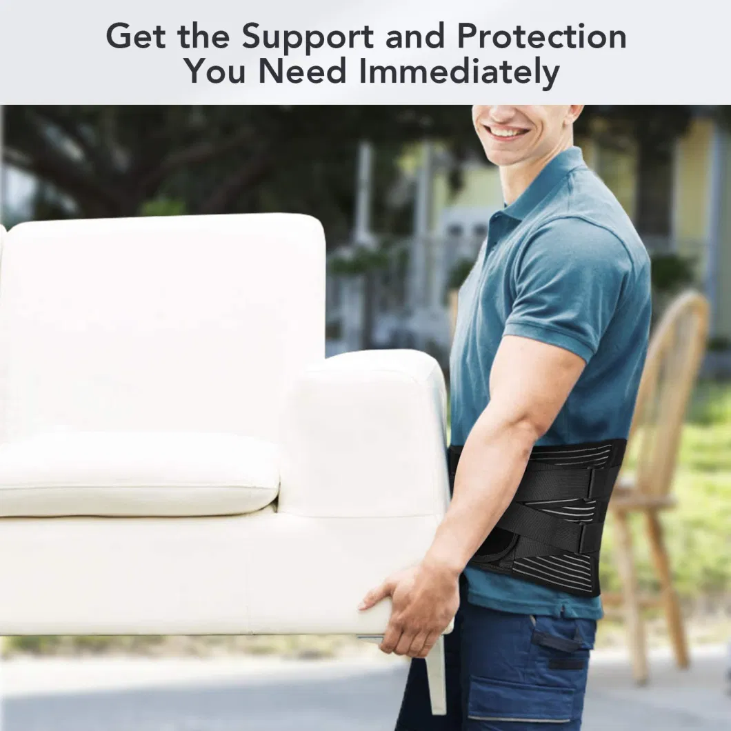 Medical Working Safety Medicated Double Pull Breathable Waist Support Brace Back Brace Lumbar Support Belt