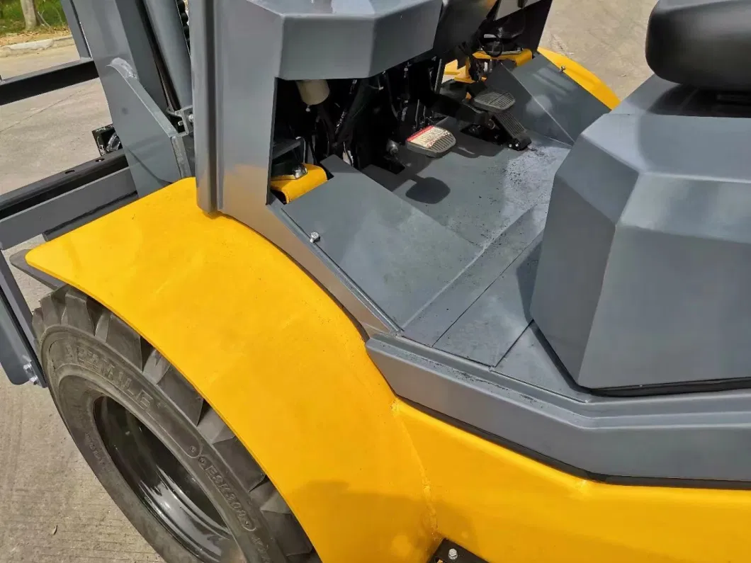 All-Terrain Forklift Trucks 3.5ton Rough Terrain Forklift 4 Wheel Drived Chinese Top Engine off Road Fork Lift Truck Diesel All Terrain Forklift