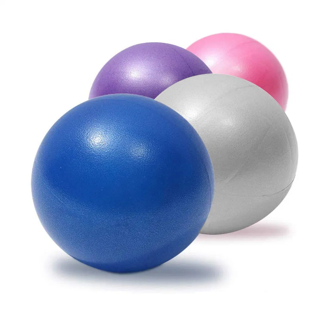 Custom Logo Inflatable Ball Exercise Gym Burst Mini Pilates Ball Exercise Stability Swiss Balance Trainer PVC Yoga Ball for Muscle Release