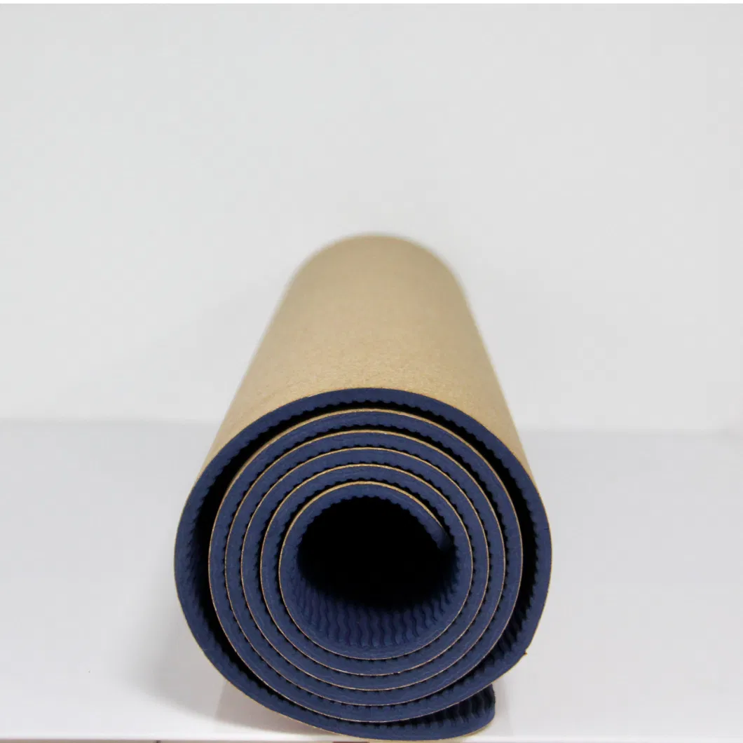 Hot Sell Home Exercise Premium Quality Custom Logo Non-Slip Natural Cork Yoga Mat