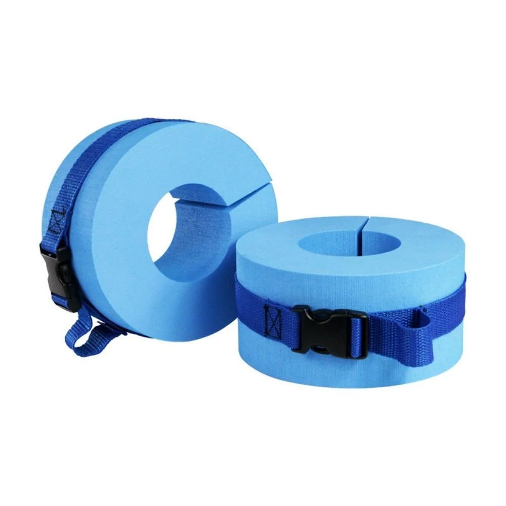 2PCS Resistance Water Ankles Belt Aquatic Cuffs Exercise Float Ring Pool EVA Swimming Training for Kids Adult Bl19708