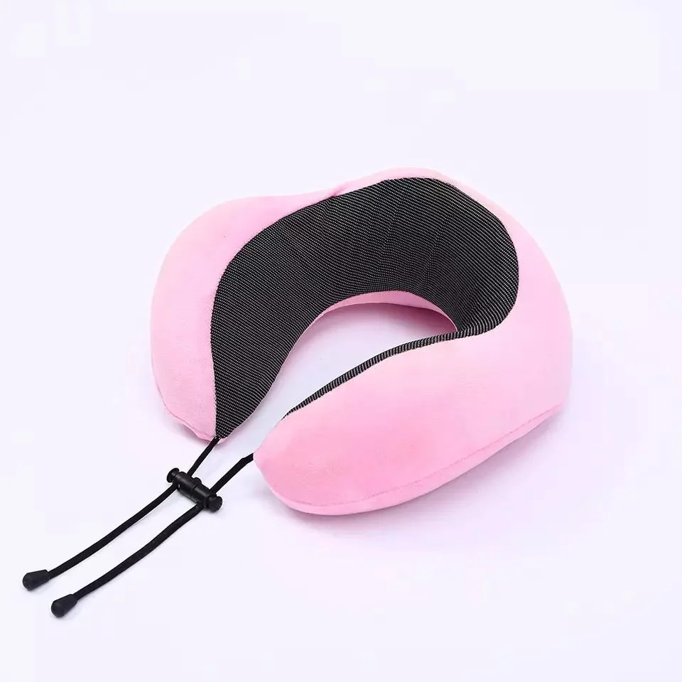 Airplane Portable Cushion U Shape Neck Pillows Soft Rebound Memory Foam Pillow