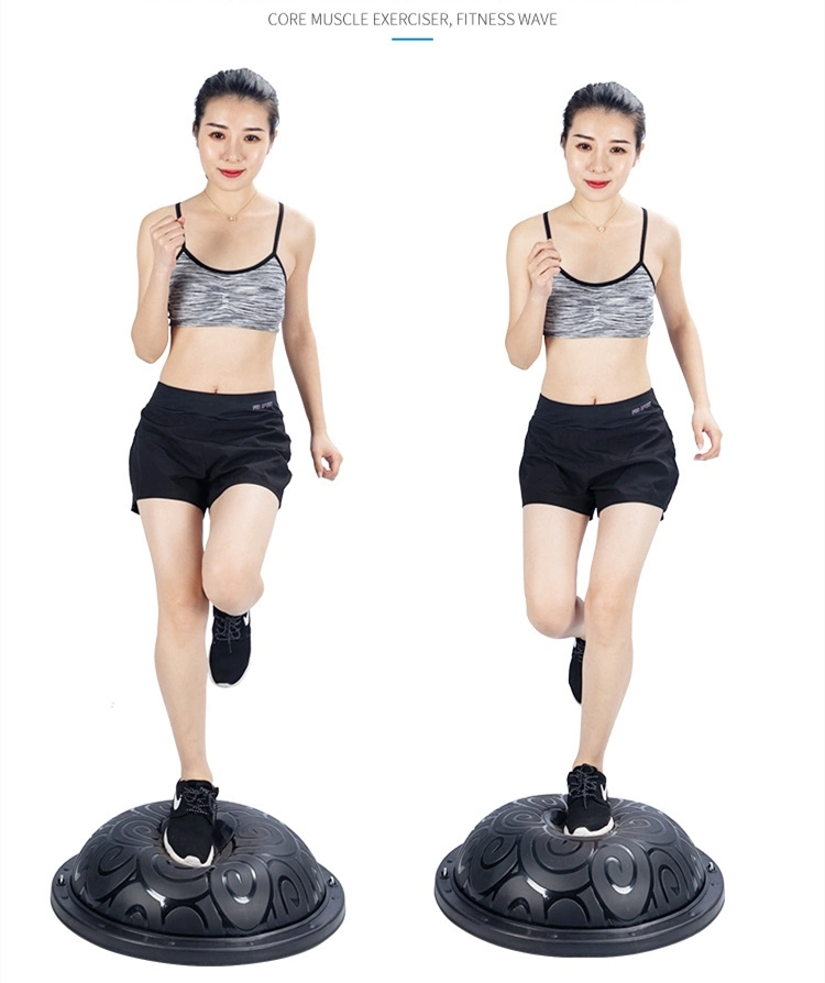 Hot Selling Non-Slip Balance Trainer Bosuing Exercise Ball Hemisphere PVC Ball Half Massage Yoga Ball