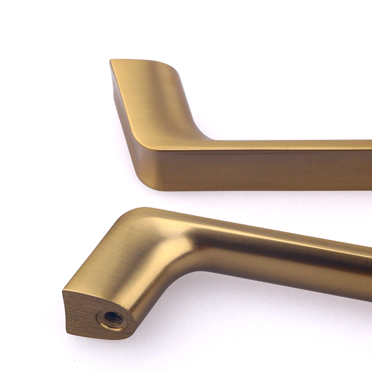 Modern Furniture Zinc Cabinet Pull Factory Direct Gold Cabinet Handle Metal Handles