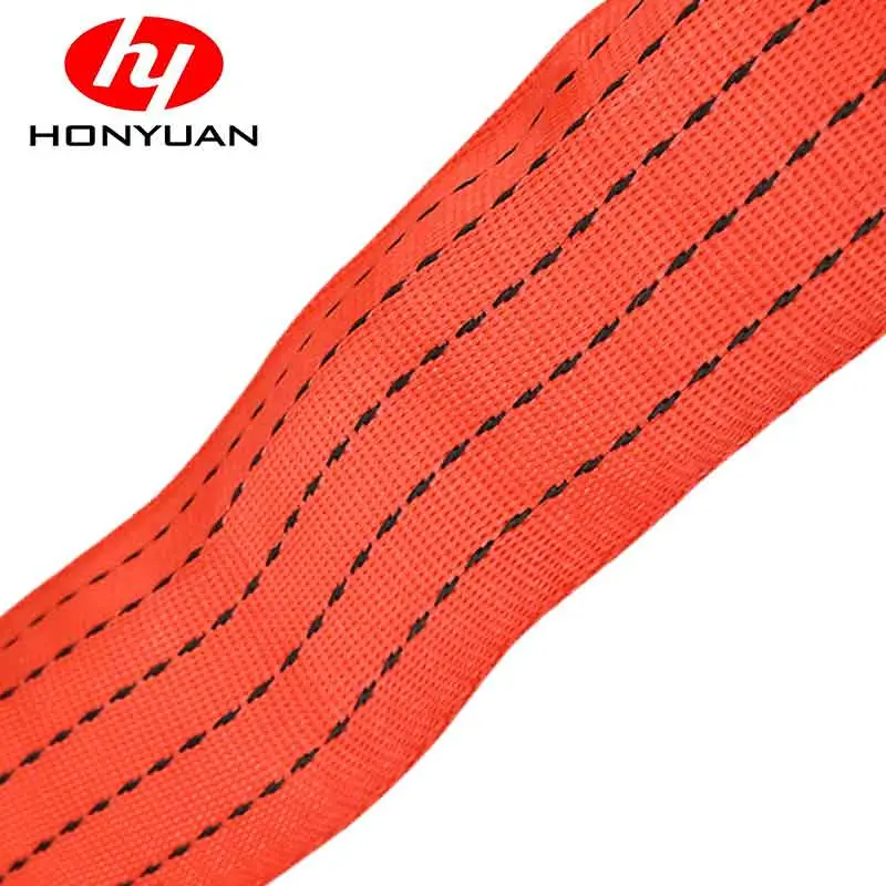 Double Sleeve Polyester Endless Round Sling Webbing Sling Safety Belt for Lifting