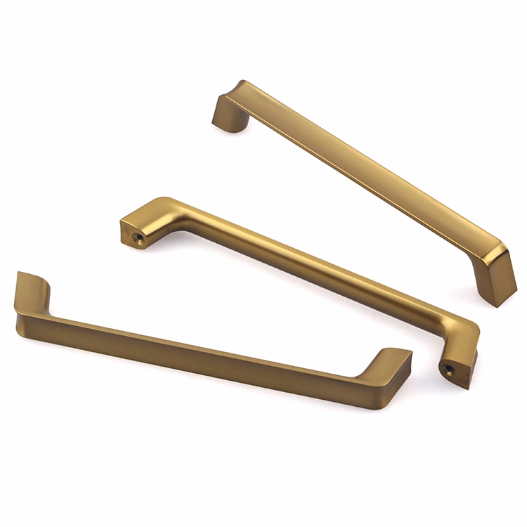 Modern Furniture Zinc Cabinet Pull Factory Direct Gold Cabinet Handle Metal Handles