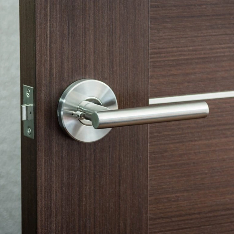 Germany Washroom Toilet Privacy Screw Rose Stainless Steel Lever Door Handle