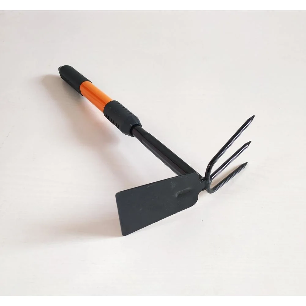 Carbon Steel Digging Hand Tool Hoe and Cultivator Blade Steel Multi-Hoe Rake Hoe Garden Tool Anti-Rust Large Soft Handle Heavy Duty Ergo Grip Bl19622