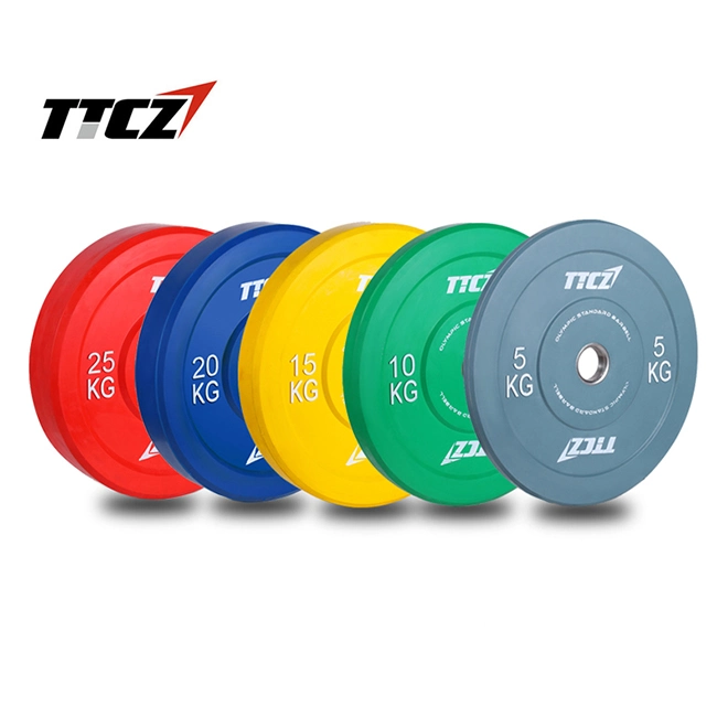 Gym Fitness Bumper Plate Rubber Competition Weight Bumper Plate