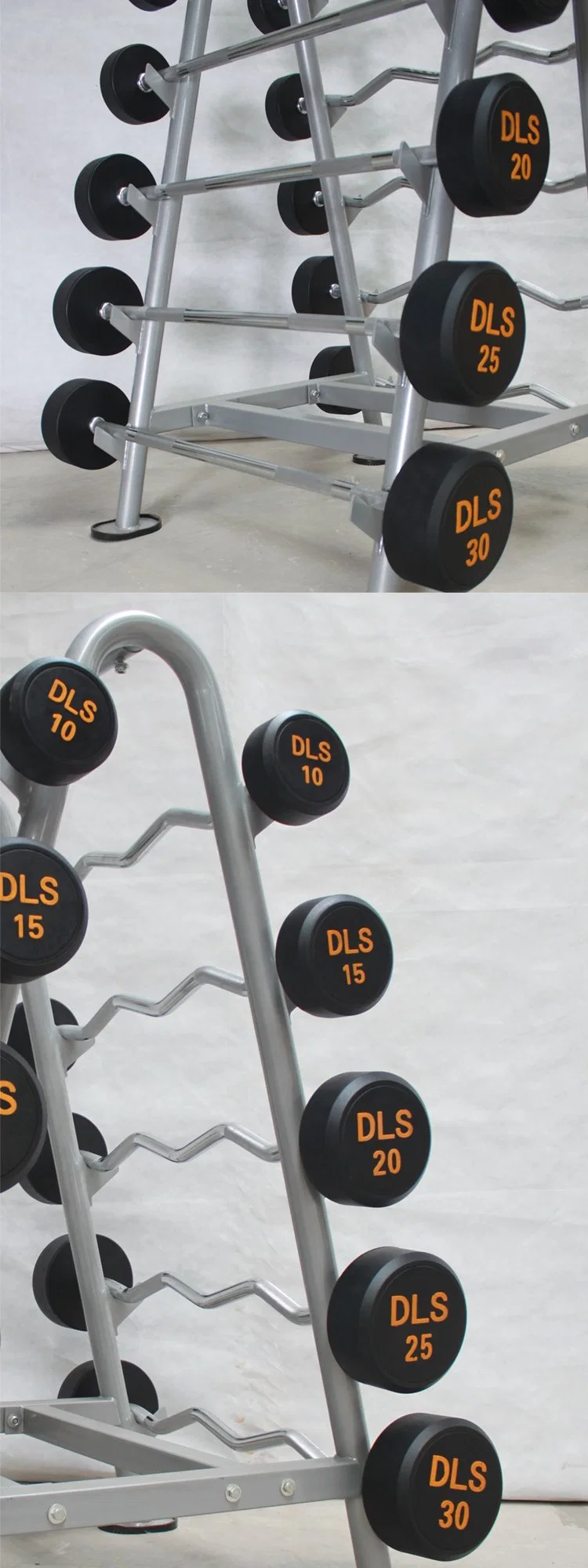 China Home Gym Fitness Equipment Straight or Curl Fixed Barbell