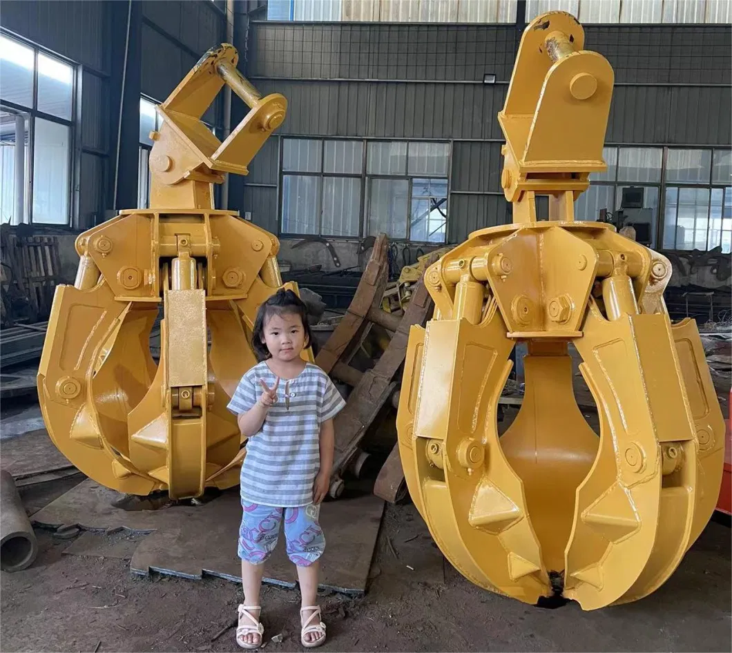 Orange Peel Grapple Suitable Excavator 10-15 Ton Excavator Attachment Good Quality