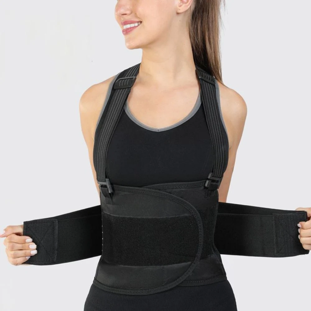 Neoprene Magnetic Lumbar Support Belt Posture Corrector Back Brace