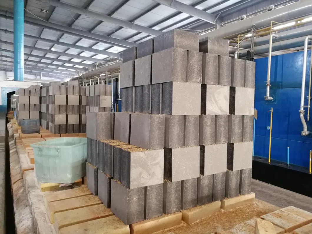 Mullite silicon carbide bricks with andalusite for cement lower kiln transition zone
