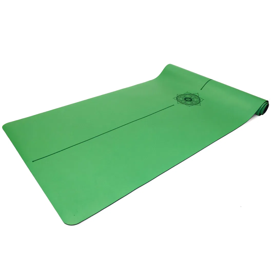 Eco Friendly Durable Organic Custom Yoga PU Natural Rubber Mat, Cheap Fitness Foldable Travel Yoga Mats for Exercise and Fitness