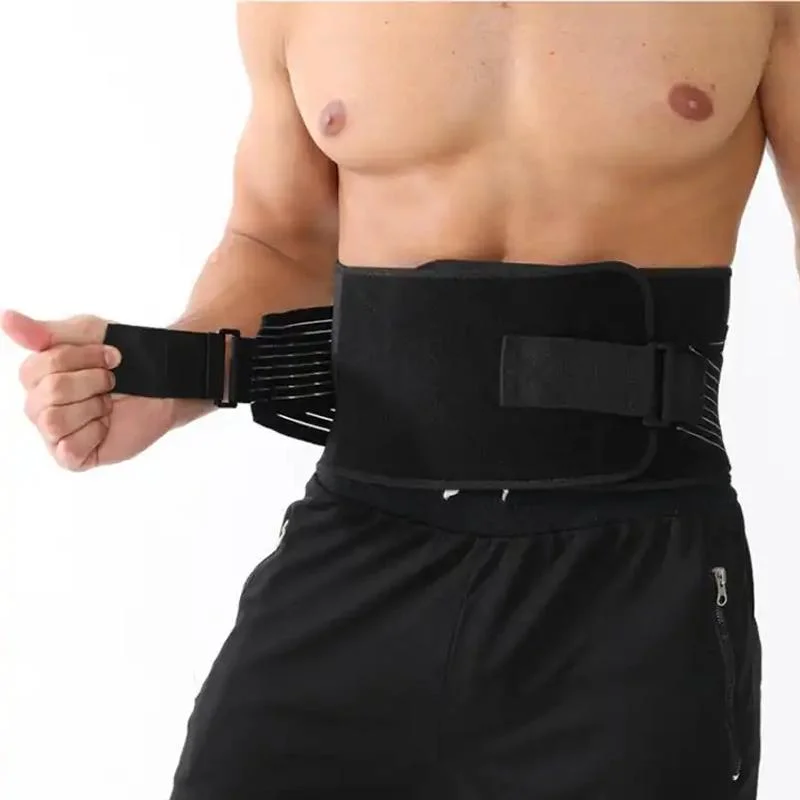 Dual Adjustable Elastic Back Support Non-Slip Waist Support