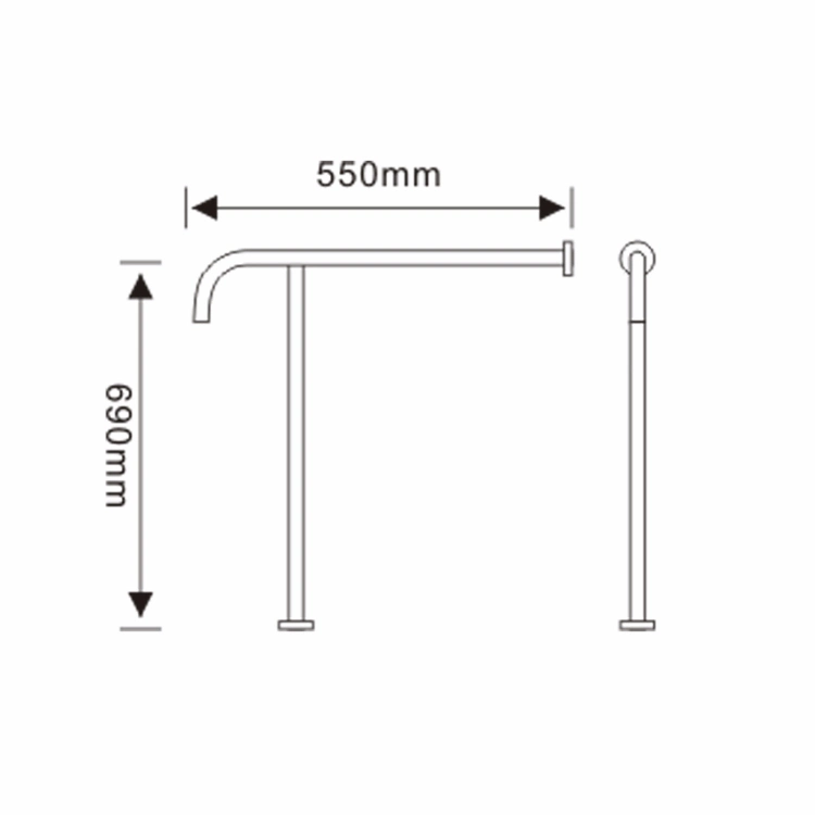 Stainless Steel 201 Indoor Pull up Grab Bar