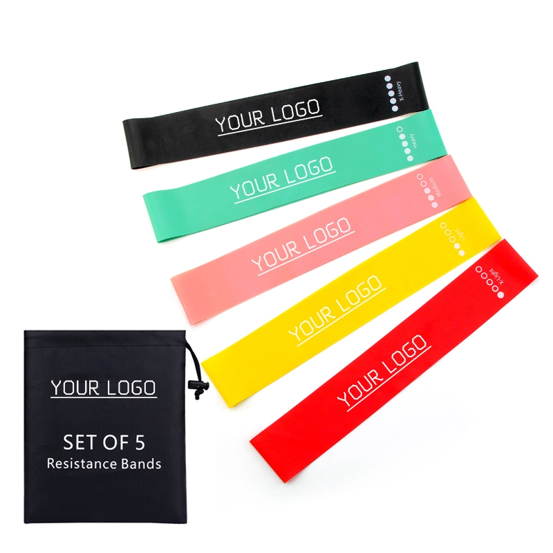 Hot Custom Color Logo Gym Yoga Exercise Sports Fitness Equipment Pull up Hip Resistance Bands