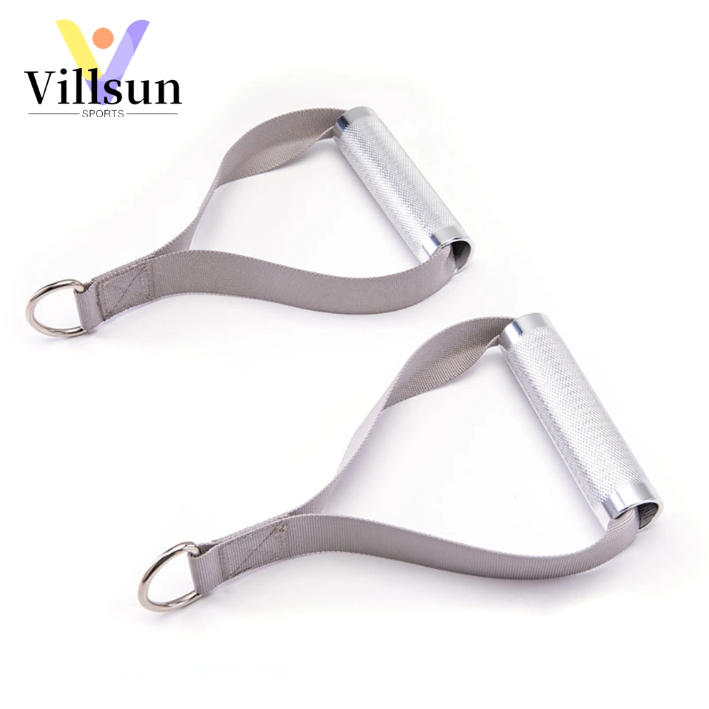 Anti-Slip Aluminum Cable Machine Handle Attachments for Gym