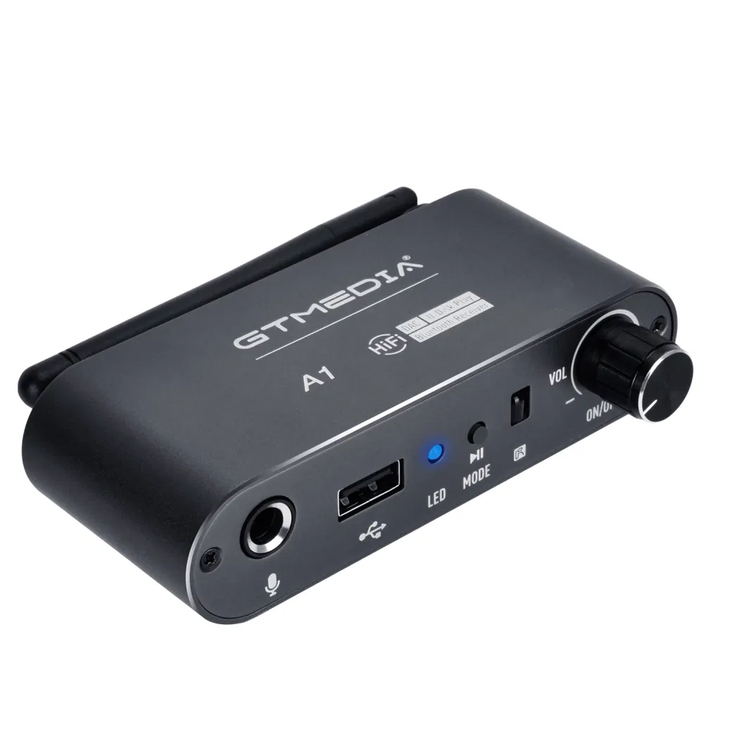 Gtmedia A1 Bt Digital to Analog Converter,with Coaxial Input,3.5mm Audio+R/L out Put,Support IR Remote Control,Free Your Hands and Make Operation More Convenien
