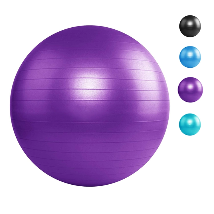 75cm Eco-Friendly Anti-Burst PVC Gym Exercise Fitness Yoga Ball with Pump