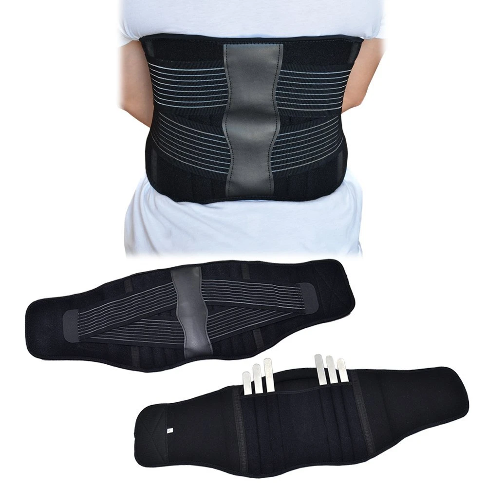Neoprene Double Pull Posture Support Brace Lumbar Back Support