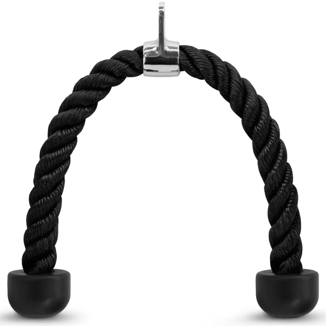 Training Rope Gym Fitness Accessory Tricep Cable Training Gym Strength Trainer Metal Head Triceps Training Rope Accessory