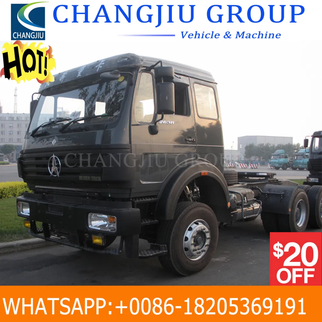 Used Beiben Truck North Benz Tractor Truck Tractor Head Ng80 Tractor Head 6X4 with Mercedes Benz Technology Driving Axle for African Market