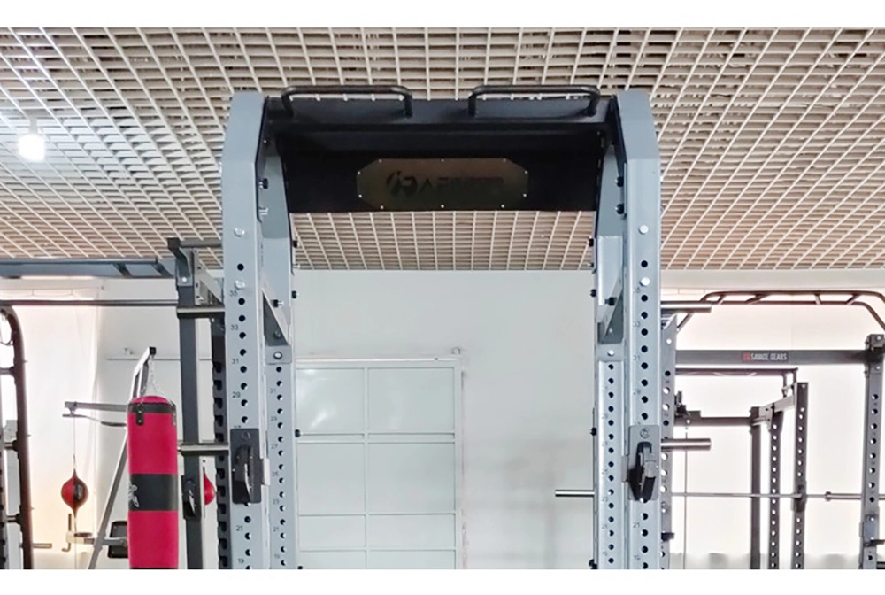 Wall Mounted Commercial Squat Rack Gym Equipment Multifunctional Pull up Bar Fitness Adjustable Squat Rack