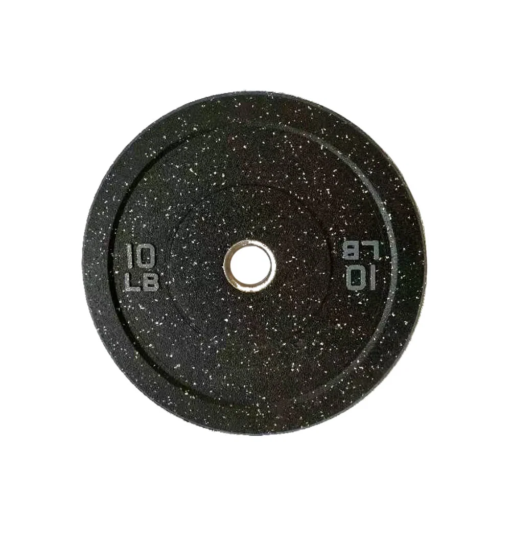 Gym Fitness Weight Lifting Rubber Bumper Plates Black 2 Inch Lbs Kg Barbell Weight Plates