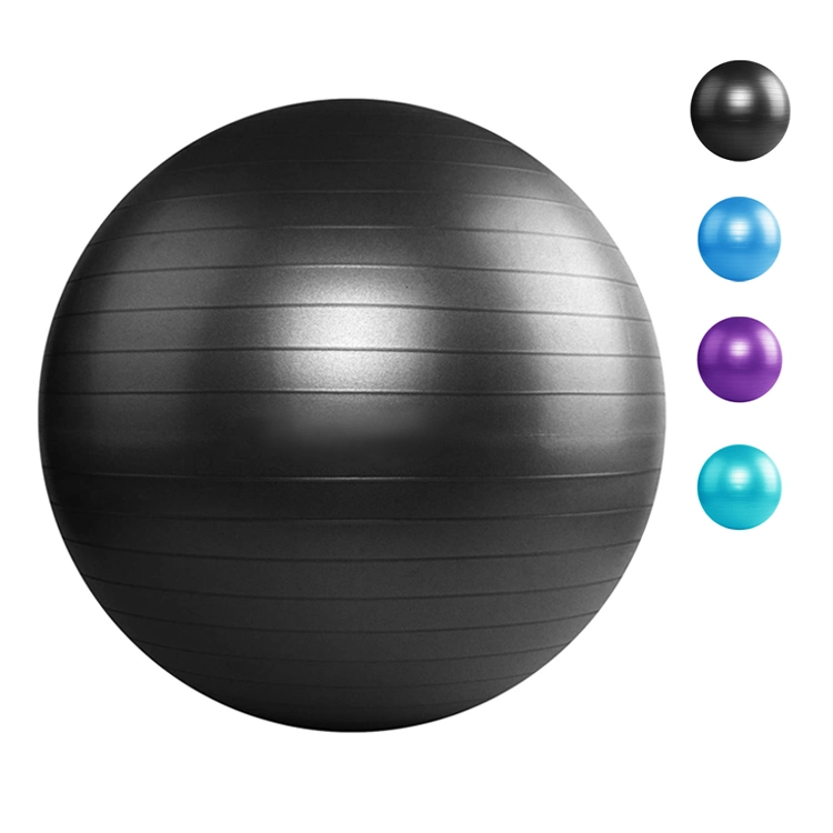 75cm Eco-Friendly Anti-Burst PVC Gym Exercise Fitness Yoga Ball with Pump