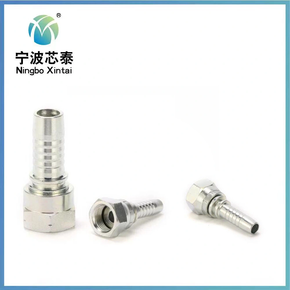 22211 Straight Flat Seat Hydraulic Carbon Steel Tube Connector Fittings