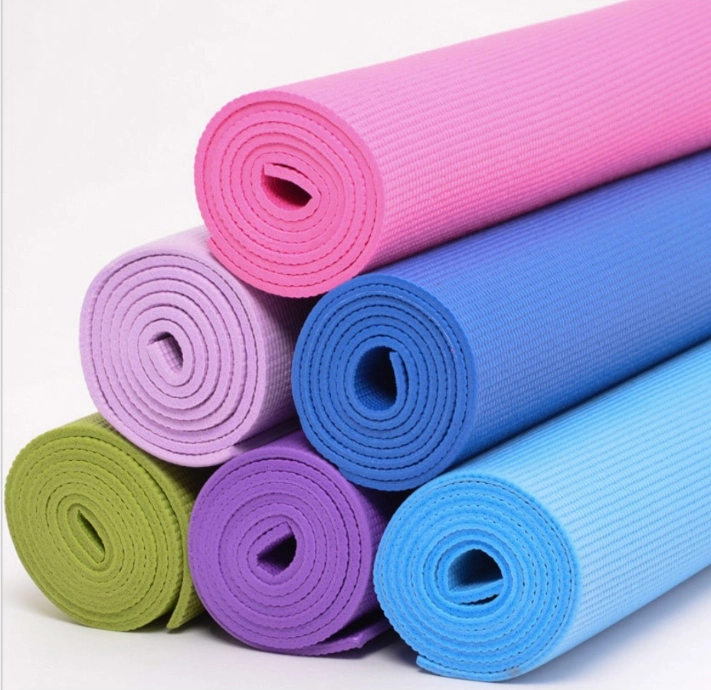 Home Exercise Gym Non-Slip Best Quality PVC 5mm Natural Yoga Mat