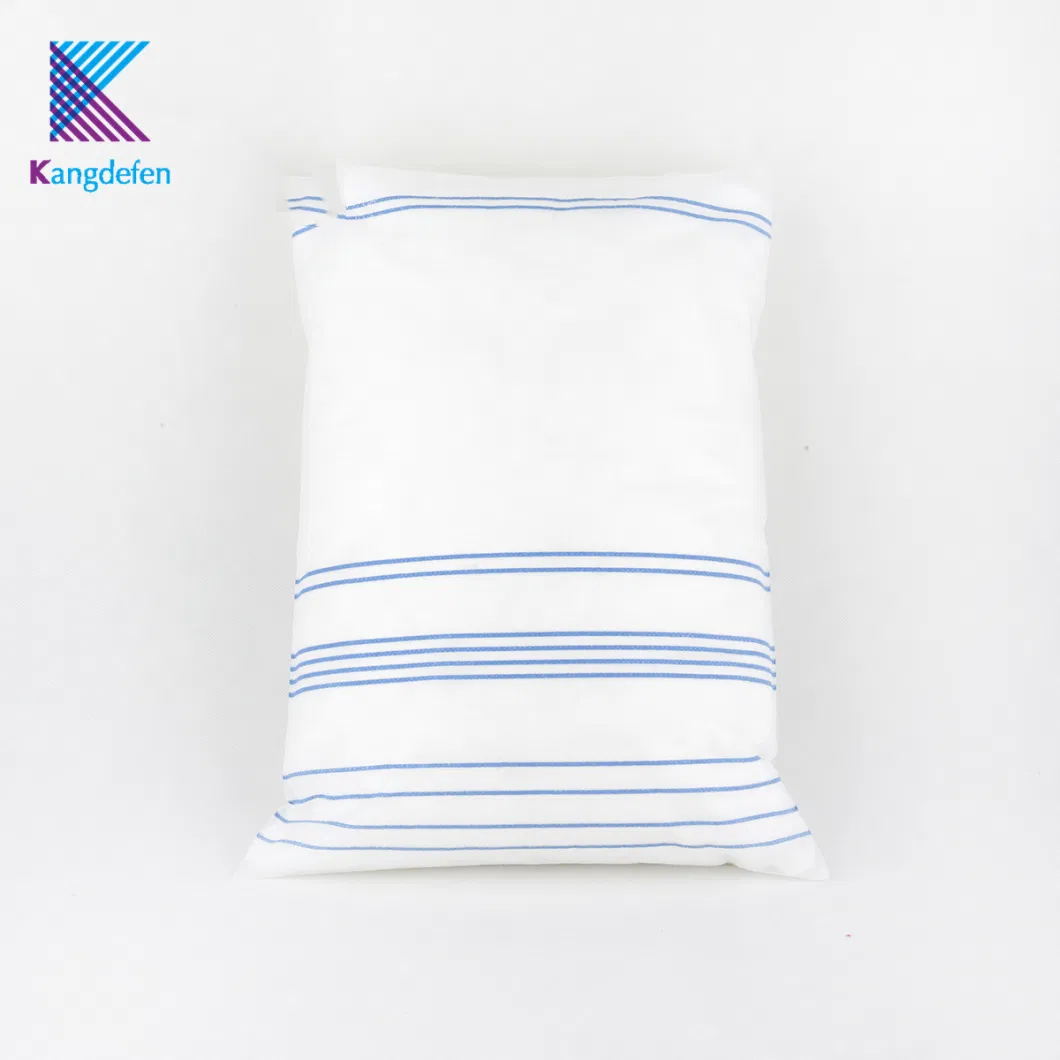 Polyester / Cotton Bedding Textile Soft Cushion Neck Travel Massage Disposable Pillow