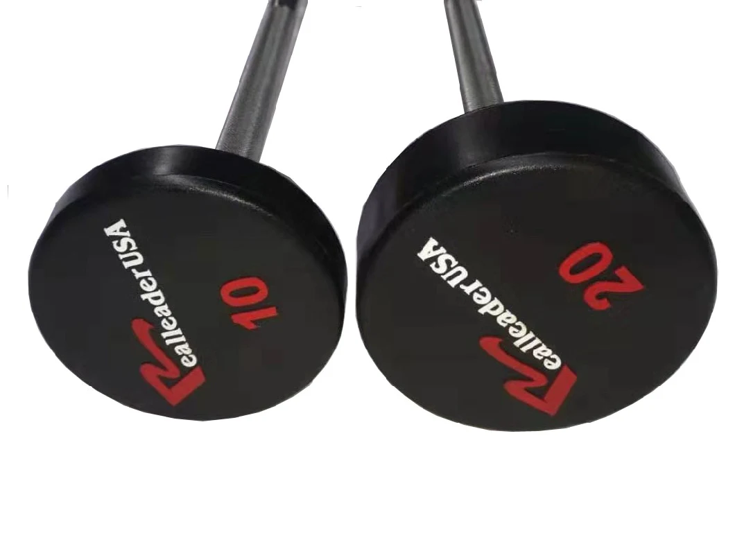 Gym 12 Deformed TPU Material Fixed Straight Bar Barbell Curved Bar Barbell