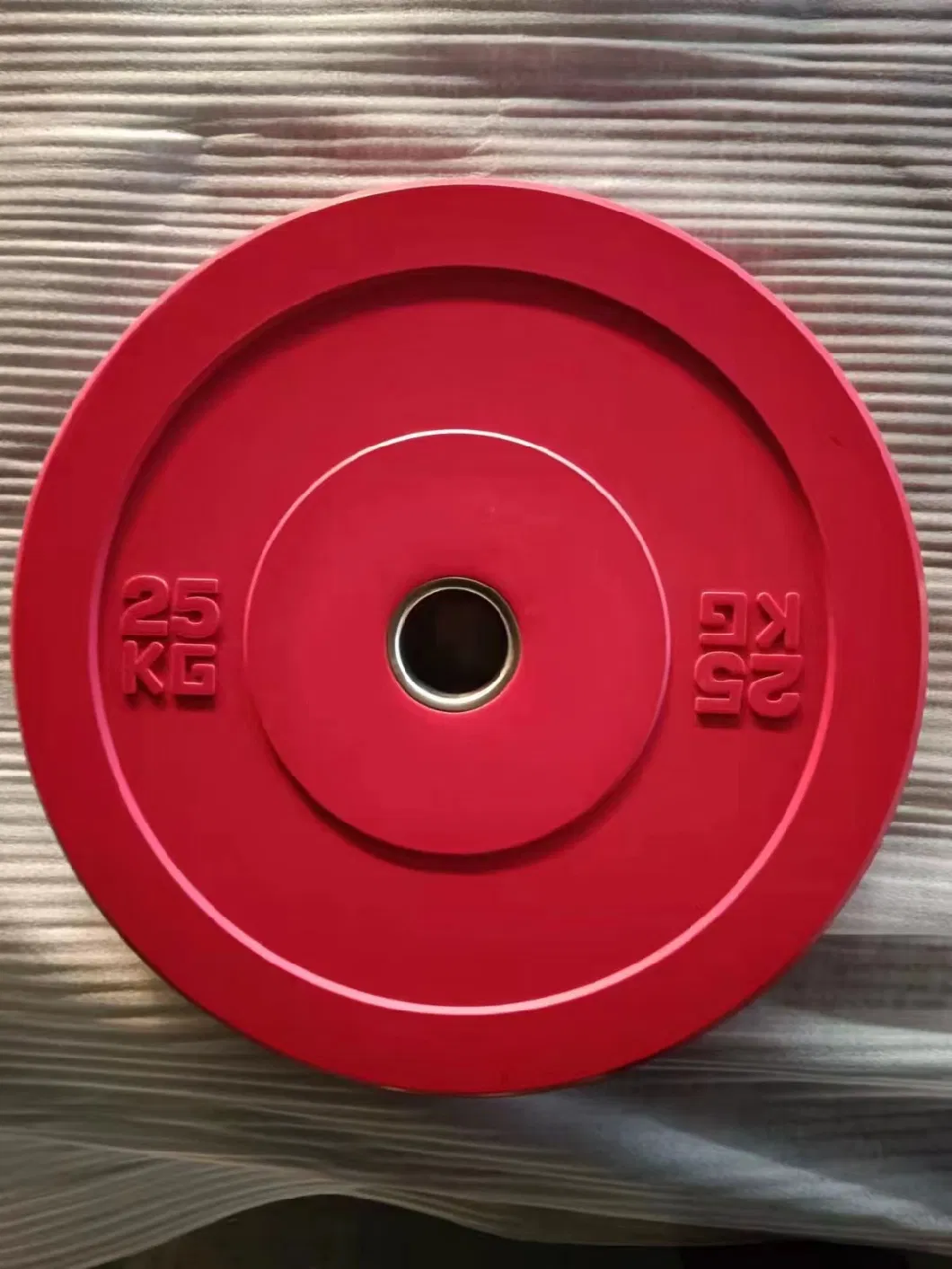 Wholesale Gym Accessories Colorful Rubber Cast Iron Rubber Bumper Weight Plates