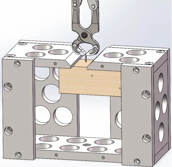 Wood Tension Test Fixture/Wood Screw Holding Force Test Fixture/Nail Grip Test/Screw Holding Force Test