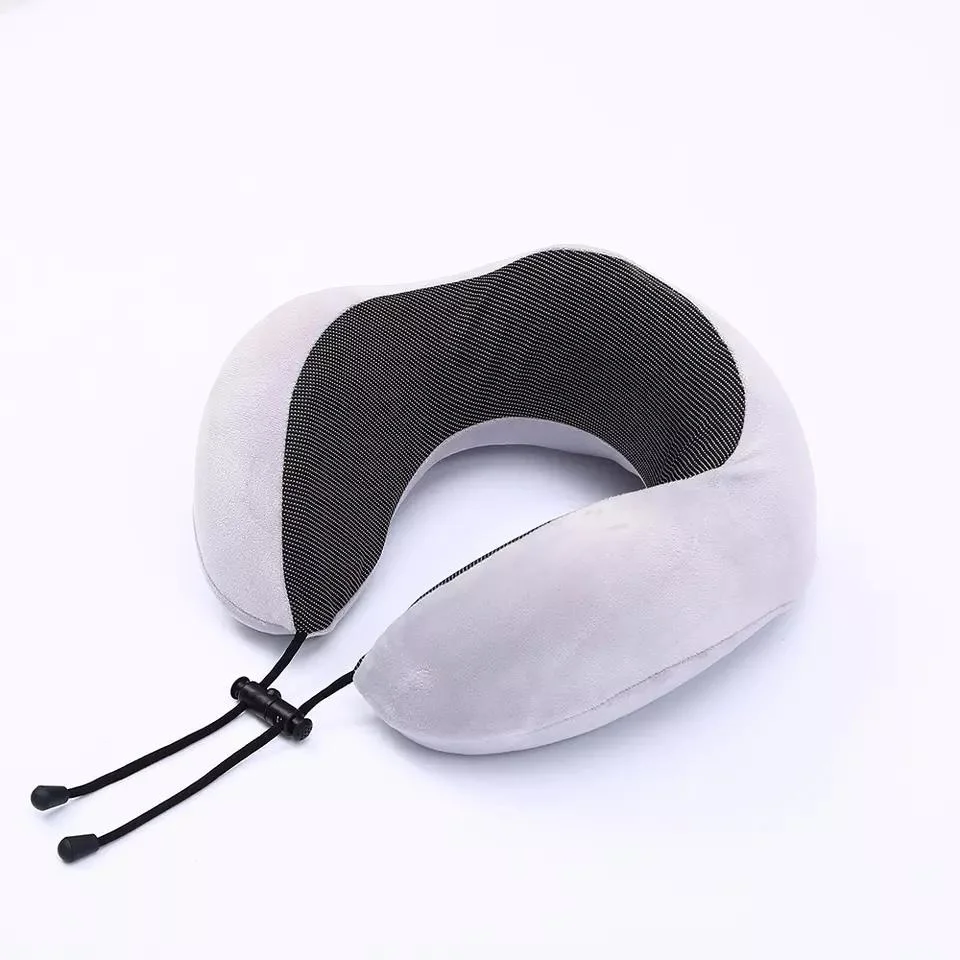 Airplane Portable Cushion U Shape Neck Pillows Soft Rebound Memory Foam Pillow